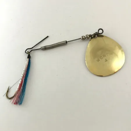 Worth 4 Lippa, Messinki, 3.5g, Tinsel-yksihaarakoukku, #6285