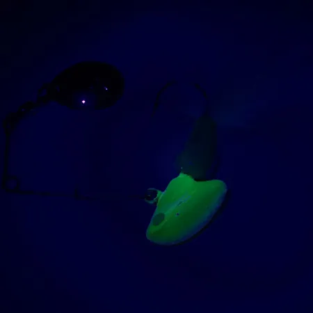 Johnson Beetle Spin Spinnerbait, Nikkeli/Keltainen/Valkoinen, 11g, UV, #6292