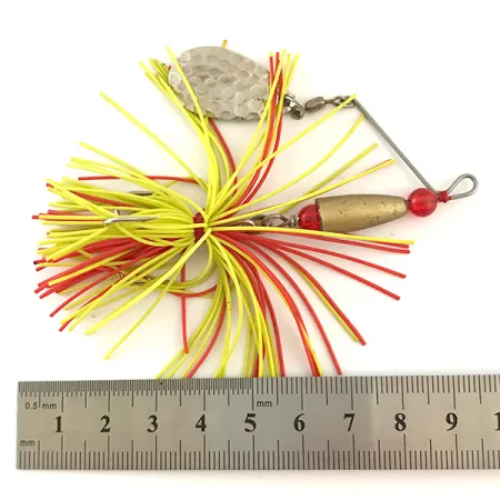 Spinner Bait Spinnerbait, Messinki/Nikkeli/Kelt UV, 12g, UV-tehoste, #6327