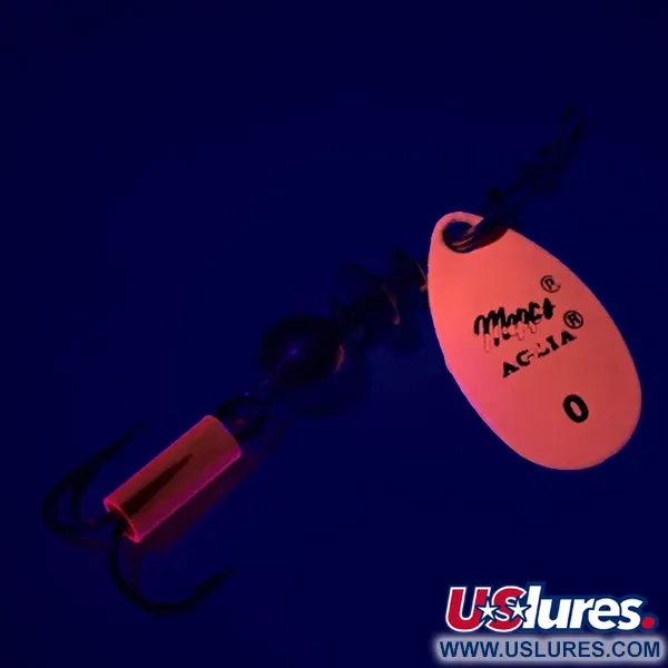 Mepps Aglia 0 Lippa, Fluorescent Orange, 2,5g, UV-loiste, #6330