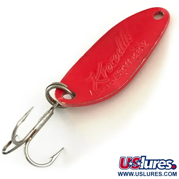 Luhr Jensen Krocodile Stubby UV Lusikka, Red UV Glow, 7g, UV-Glow, #6350