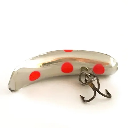 Yakima Bait FlatFish F4 UV Viehe, Hopea / Punainen, 1.7g, UV, #6360