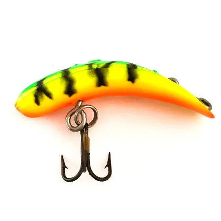 Yakima Bait FlatFish F4 UV Uisteluuistin, Fire Tiger, 1,4g, UV, #6751