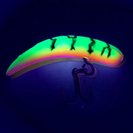 Yakima Bait FlatFish F4 UV Uisteluuistin, Fire Tiger, 1,4g, UV, #6751