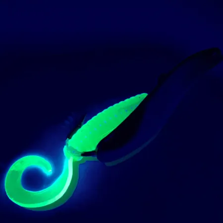 Mepps Timber Doodle 00 Ruohikkolusikka, Hopea, 4g, UV-pyrstö, #6364