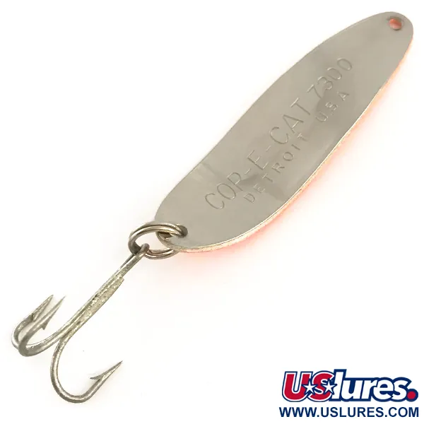 Lusikkauistin Dardevle Cop-E-Cat 7300 Glow, Oranssi/Kerma, 10g, #6376