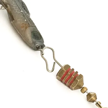 Mepps Comet Mino 1 Lippa, Hopea, 4,6g, Kaksipiikkiset koukut, #6406