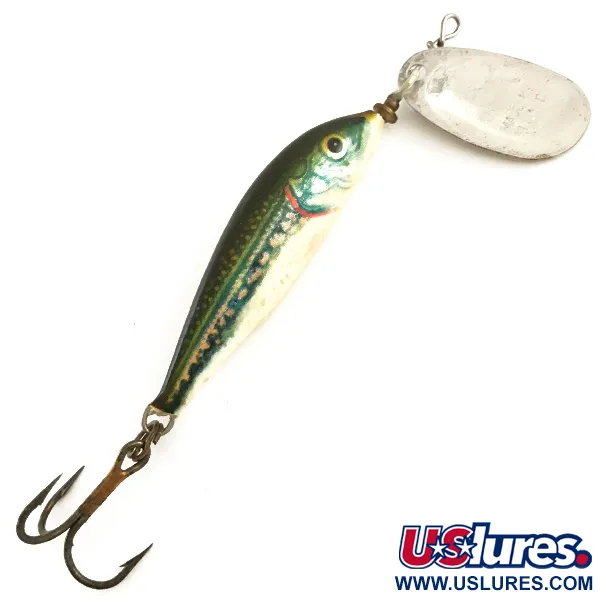 Blue Fox Vibrax Minnow Spin 2 Lippa, Hopea / Taimen, 7g, #6410