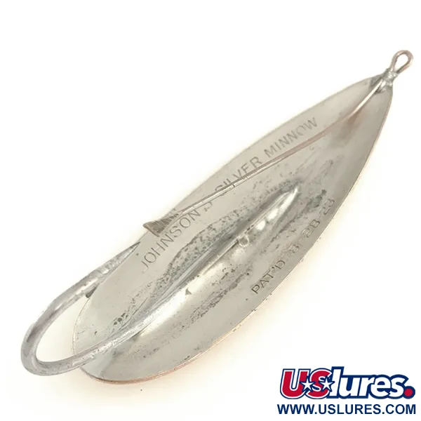 Johnson Silver Minnow Ruohosuojattu Lusikka, Kupari/Hopea, 28g, #6432
