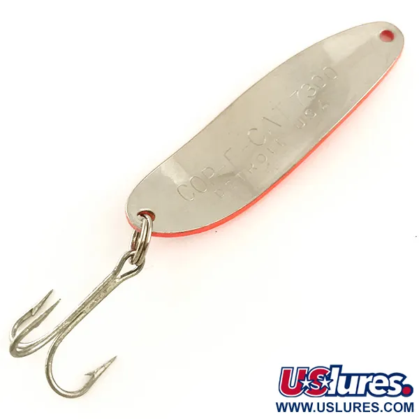 Dardevle Cop-E-Cat 7300 UV Lusikka, Puna/Musta/Nikkeli, 10g, UV, #6436