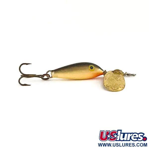 Blue Fox Vibrax Minnow Spin 1 Lippa, Kulta, 4g, Balsarunko, #6446