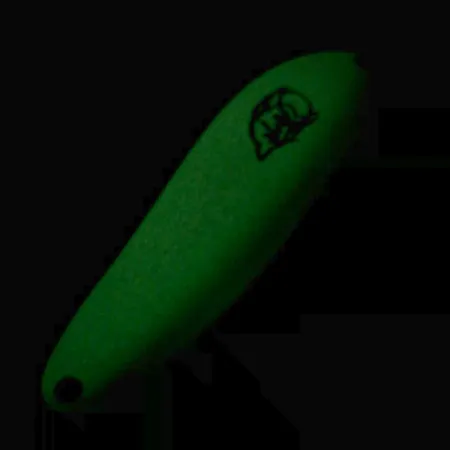 Dardevle Cop-E-Cat 7300 Glow Lusikka, Valko-Vihreä, 10g, UV, #6467