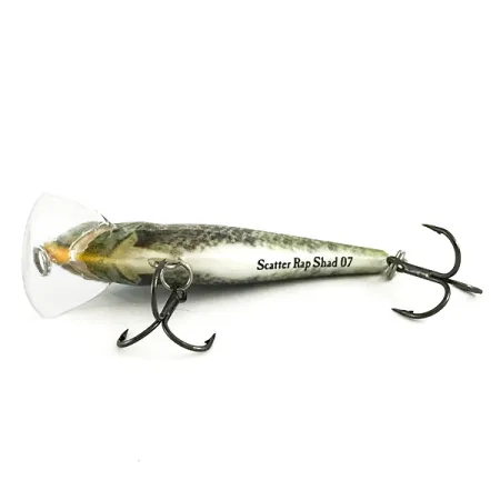 Rapala Scatter Rap Shad SCRS07 Vaappu, BGL Live Bluegill, 7g, #6475