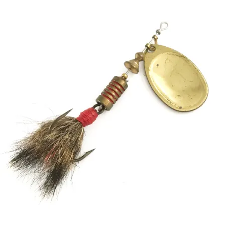 Mepps Aglia 3 dressed Lippa, Kulta / Punainen, 7,3g, Oravanhäntä, #6509