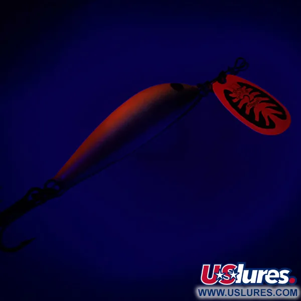 Blue Fox Vibrax Minnow Spin 2 Lippa, Oranssi/Kulta, 7g, Suomi, #6517