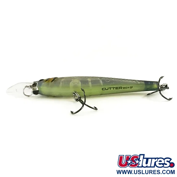 Berkley Cutter 90+SP Jerkbait, Kelta-Vihreä, 11g, Suspendi, #6522