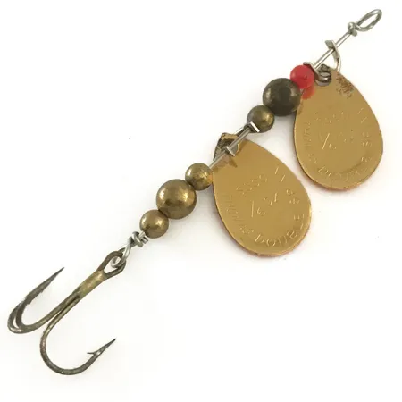 Thomas Double Spinn Tandem-lippa, Kulta / Punainen, 5g, USA, #6532