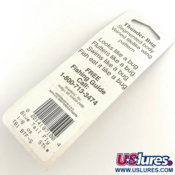 Mepps Thunder Bug Lippa, Kulta / Sininen, 4g, Siipikuvio, #6535