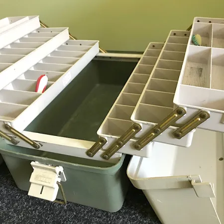 Plano 8600 Vintage Pakki, Valkoinen/Harmaa, 6 Hyllyä, #6574