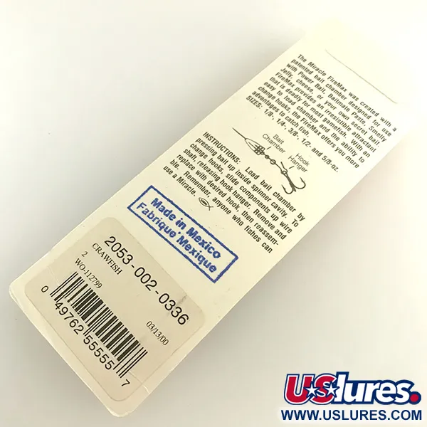 Luhr Jensen Fire Max Miracle 2 UV Lippa, Oranssi, 7g, Kammio, #6580