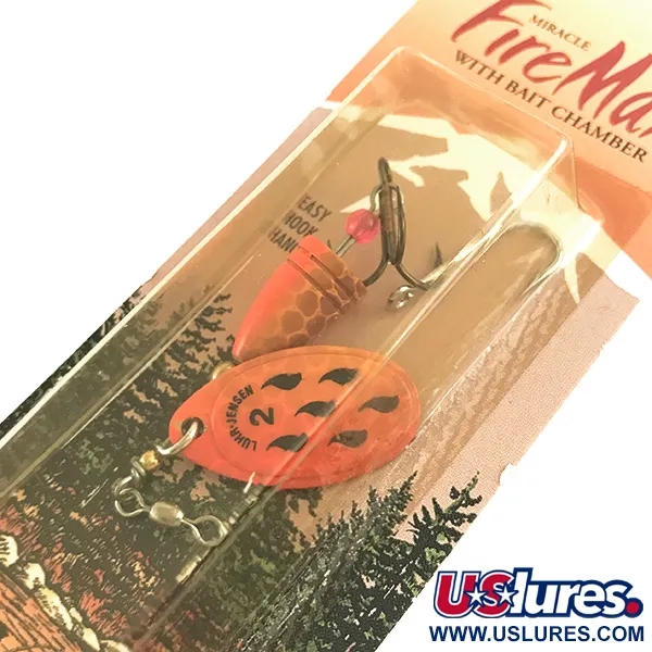 Luhr Jensen Fire Max Miracle 2 UV Lippa, Oranssi, 7g, Kammio, #6580