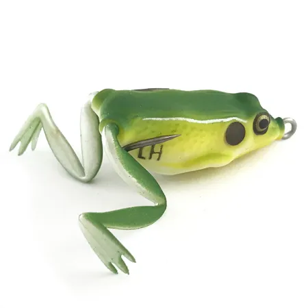 LunkerHunt Lunker Frog Ruohosuojattu, Green / Yellow, 7g, #6591