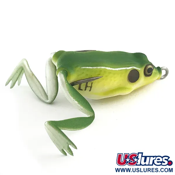 LunkerHunt Lunker Frog Ruohosuojattu, Green / Yellow, 7g, #6591
