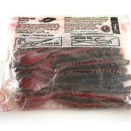 Gambler P. Tail Jigi, Tummanpunainen, 12.7cm, B.A.N.G., #6593