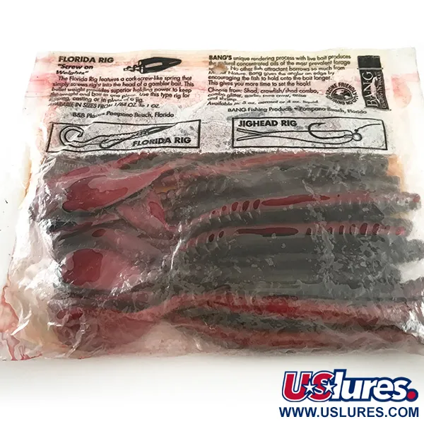 Gambler P. Tail Jigi, Tummanpunainen, 12.7cm, B.A.N.G., #6593