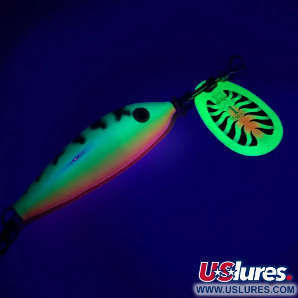 Blue Fox Vibrax Minnow Spin 1 UV Lippa, Fire Tiger, 4g, UV, #6601