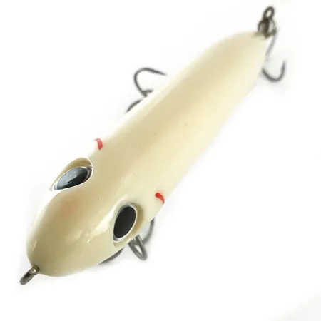 Heddon Super Spook Pintauistin, Valkoinen, 25g, 3 Kolmihaaraa, #6618