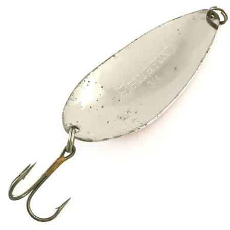 Blue Fox Strobe Tear Drop Spoon Lusikka, Puna/Valko/Hopea, 21g, #6625