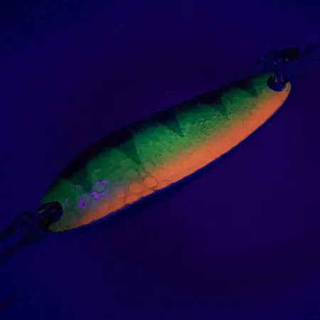 Luhr Jensen Krocodile Die #3 UV Lusikka, Fire Tiger, 10g, #6631