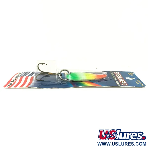 Rainbow Plastics Steelhead UV Lusikka, Fluoresoiva Vihreä, 14g, #6632