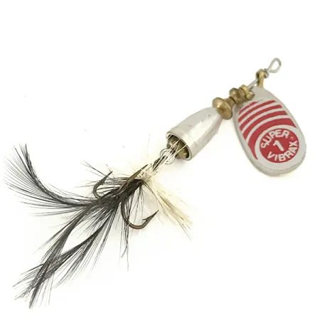 Blue Fox Super Vibrax 1 Lippa, Hopea, 4g, Höyhenkoukku, #6644