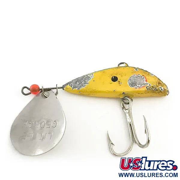 Mann's Bait Little George Tailspinner, Nikkeli/Keltainen, 20g, #6646