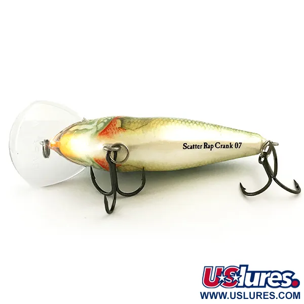 Rapala Scatter Rap Crank 07 vaappu, Ahven, 15g, Scatter Lip, #6653