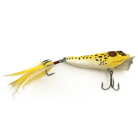 LiveTarget Popper Live Target Frog Pintaviehe, Keltainen, 7g, #6660