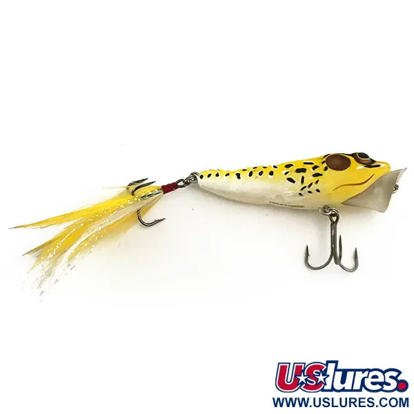 LiveTarget Popper Live Target Frog Pintaviehe, Keltainen, 7g, #6660