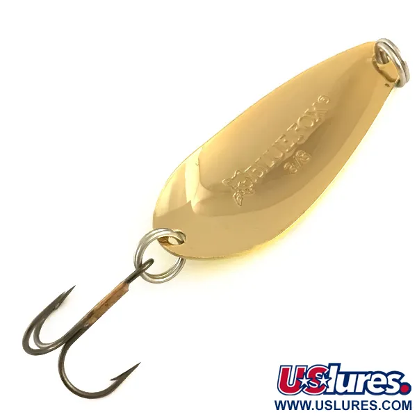 Blue Fox Strobe Tear Drop Lusikka, Five of Diamonds, 11g, Kulta, #6661