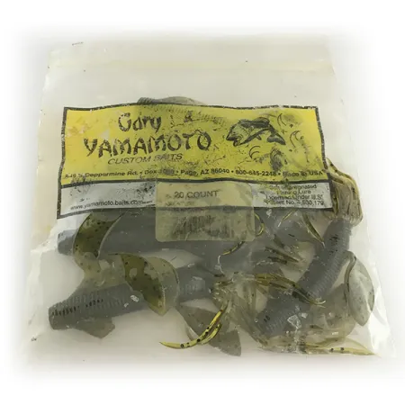 Gary Yamamoto Kreature Pehmoviehe, Green Pumpkin, 10cm, Hula-helma, #6666