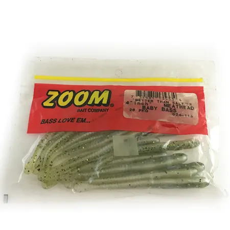 Zoom Meathead pehmoviehe (19kpl), Baby Bass, 10cm, finesse, #6667