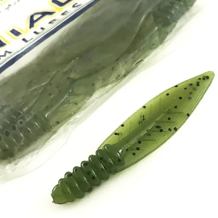 Maniac Custom Lures Maniac Cut'r Bug pehmoviehe, Green Pumpkin, 6cm, #6668
