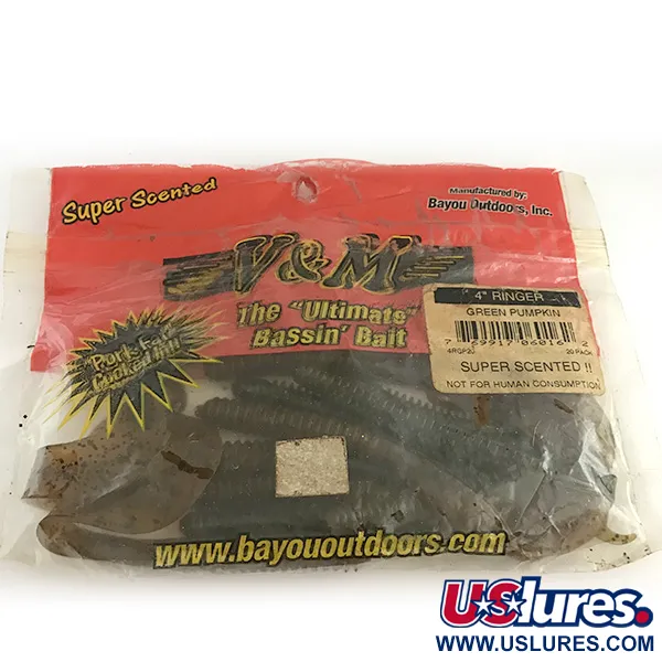 Bayou Outdoors V&M Jigi, Green Pumpkin, 10cm, Rengasrunko, #6669