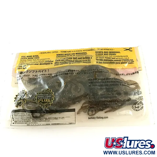 Berkley PowerBait Bungee Hawg pehmoviehe, Green Pumpkin, 7cm, #6671