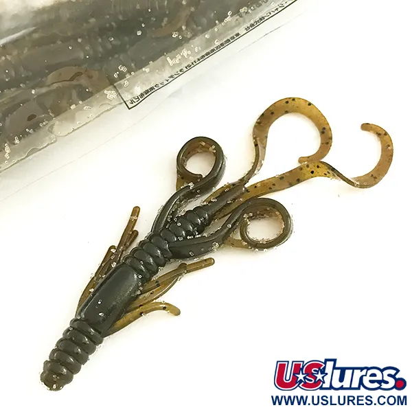 Berkley PowerBait Bungee Hawg pehmoviehe, Green Pumpkin, 7cm, #6671