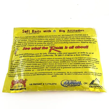 Strike King Rage Tail Rage Craw Jigi, Watermelon Meat, 9cm, #6673