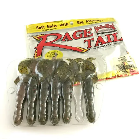 Strike King Rage Tail Rage Craw Jigi 6 kpl