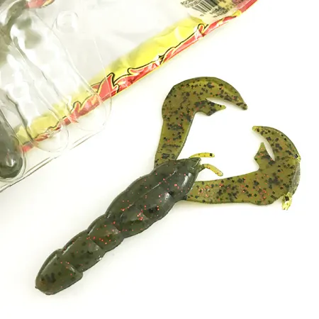Strike King Rage Tail Rage Craw Jigi, Watermelon Meat, 9cm, #6673