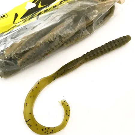 Culprit Original Worm Jigi, Green Pumpkin Red, 14cm, #6682